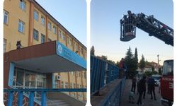 Kırıkkale'de okul önünde gergin dakikalar