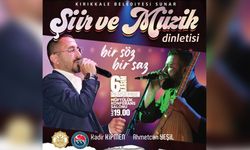 Kırıkkale’de Şiir ve Müzik Dolu Gece: “Bir Söz Bir Saz”