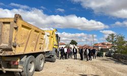 Delice’de Tekke Köyünde Kilit Parke Çalışmaları İncelendi