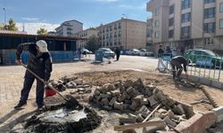 Yahşihan’da Bordür Taşı Çalışmaları Aralıksız Sürüyor