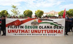Kırıkkale’de Öğrenciler Gazze İçin Tek Yürek Oldu