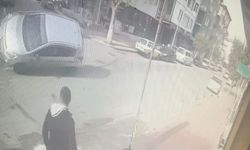 Ortalığın Savaş Alanına Döndüğü Kaza Kamerada: 1 Yaralı