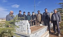 24 Kasım Öncesi Şehit Öğretmene Anlamlı Ziyaret