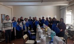 Çelebi’de Kursiyerler Dikiş Teknikleri Öğrendi