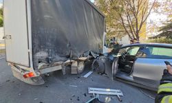 Otomobilini Hızını Denerken Perte Çıkardı