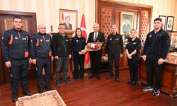 Vali Mehmet Makas, AFAD Heyetini Kabul Etti