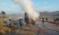 Yahşihan’da Tır Yangını Korkuttu