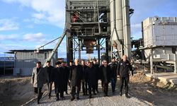 Vali Makas’tan Asfalt Plent Tesisi’ne İnceleme