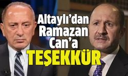 Altaylı’dan Ramazan Can’a Teşekkür