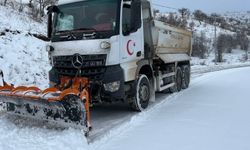 Kırıkkale’de Karla Mücadele Çalışmaları Sürüyor