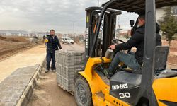 Yahşihan’da Kaldırım Çalışmaları Devam Ediyor