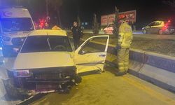 Kırıkkale'de 2 Otomobil Çarpıştı: 2 Yaralı