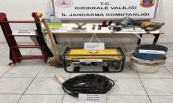 Kırıkkale'de  kaçak kazıya gece baskını