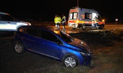 Kırıkkale’de Otomobil Şarampole Devrildi, Sürücü Kaçtı