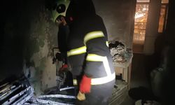 Elektrik ısıtıcısından yanğın çıktı