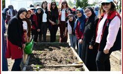 Çocuklar Fideleri Toprakla Buluşturdu
