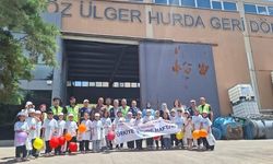 Kırıkkale’de Öğrenciler Geri Dönüşüm Tesisini Gezdi