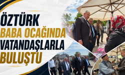 Öztürk Baba Ocağında Vatandaşlarla Buluştu