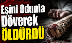 Eşini Odunla Döverek Öldürdü