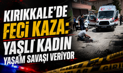 Kamyonun Çarptığı Yaşlı Kadın Ağır Yaralandı