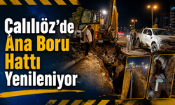 Çalılıöz'de Ana Boru Hattı Yenileniyor