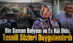 Yangında Evi Kül Olan Kadın Eşini Böyle Teselli Etti