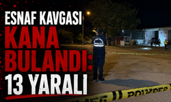 Esnaf Kavgası Kana Bulandı:13 Yaralı