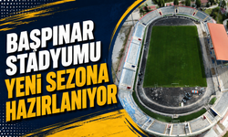 Başpınar Stadyumu'nda Tartan Zemin Yenileniyor