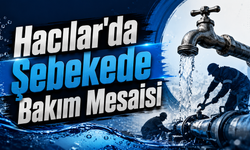 Hacılar'da Şebekede Bakım Mesaisi