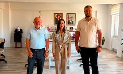 Kaymakam Kazanasmaz Misafirlerini Kabul Etti