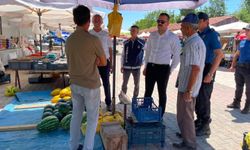 Kaymakam Yasin Mert'ten İlçe Pazarına Ziyaret