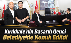 Kırıkkale'nin Başarılı Genci Belediye'de Konuk Edildi