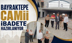 Bayraktepe Camii İbadete Hazırlanıyor