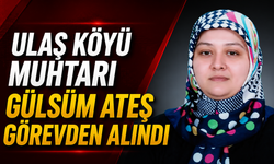 Ulaş Köyü Muhtarı Gülsüm Ateş Görevden Alındı