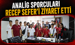 ANALİG Sporcuları Recep Sefer'i Ziyaret Etti