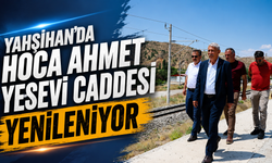 Yahşihan'da Hoca Ahmet Yesevi Caddesi Yenileniyor