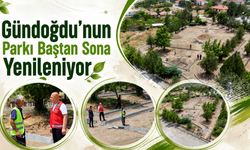 Gündoğdu'nun Parkı Baştan Sona Yenileniyor