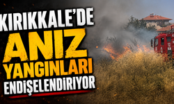 Kırıkkale'de Anız Yangınları Endişelendiriyor