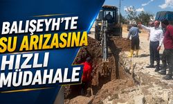 Balışeyh’te Su Arızasına Hızlı Müdahale