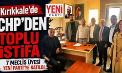 Kırıkkale’de CHP’den Toplu İstifa
