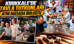 Kırıkkale’de Tavla Tutkunları Aynı Masada Buluştu