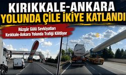 Kırıkkale-Ankara Yolunda Çile İkiye Katlandı