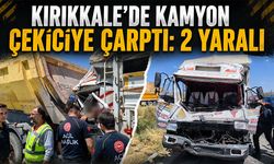 Kırıkkale'de Kamyon Çekiciye Çarptı: 2 Yaralı