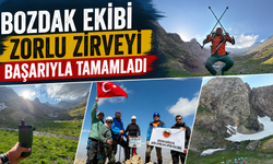 BOZDAK Ekibi Zorlu Zirveyi Başarıyla Tamamladı