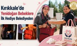 Kırıkkale’de Yenidoğan Bebeklere İlk Hediye Belediyeden