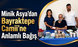 Minik Asya'dan Bayraktepe Camii'ne Anlamlı Bağış