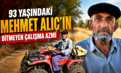 93 Yaşındaki Mehmet Alıç’ın Bitmeyen Çalışma Azmi