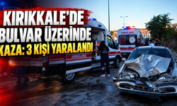 Kırıkkale’de Bulvar Üzerinde Kaza: 3 Kişi Yaralandı