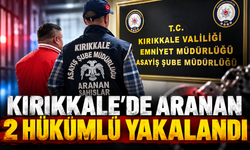 Kırıkkale'de Aranan 2 Hükümlü Yakalandı