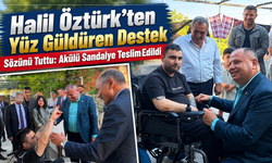 Halil Öztürk’ten Yüz Güldüren Destek